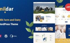 Mildar (v1.0.2) Dairy Farm & Milk WordPress Theme + RTL