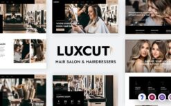 Luxcut (v1.2) Hair Salons and Hairdressers WordPress Theme