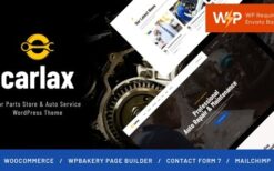Carlax v1.0.9 Car Parts Store & Auto Service WordPress Theme #