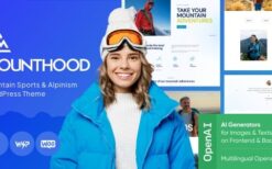 Mounthood (v1.3.2) A Modern Ski and Snowboard School WordPress Theme