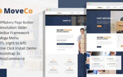 MoveCo (v1.4) Logistics Company WordPress Theme