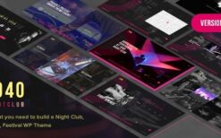 1040 Night Club (v1.3.3) DJ, Music Festival WordPress Theme