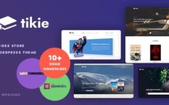 Tikie (v1.0.4) Book Store WooCommerce WordPress Theme
