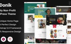 Donik (v1.0.4) Charity & Fundraising WordPress Theme + WooCommerce Support