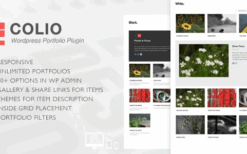 Colio (v2.3.4) Responsive Portfolio WordPress Plugin