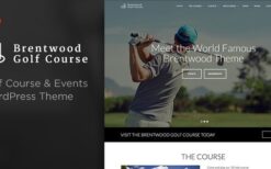 Brentwood (v2.9) Golf Course WordPress Theme