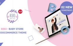 Bibo (v2.3.3) Baby Store & Kids Shop WooCommerce WordPress Theme