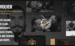 Revolver (v1.9) Tattoo Studio and Barbershop Theme