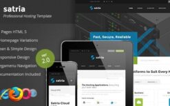 Satria v2.0 Professional Hosting HTML5 Template