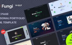 Fungi v2.2.7 Personal Portfolio Html Template