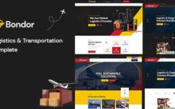 Bondor v1.0.0 Logistics & Transportation HTML Template