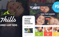 SevenHills (v1.6.2) Hiking Summer Camp Children WordPress Theme