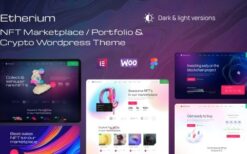 Etherium (v1.0.3) NFT Marketplace & Crypto WordPress Theme