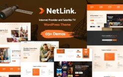 Netlink (v1.0.5) Broadband TV & Internet Provider WordPress Theme