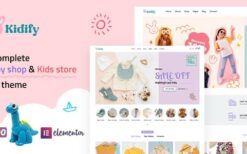 Kidify v1.2.1 Baby & Kids store eCommerce Woocommerce Theme