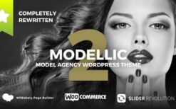 Modellic (v3.3.16) WooCommerce & Booking Model Agency WordPress Theme