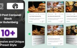 BWD Post Carousel Block For Gutenberg v1.3