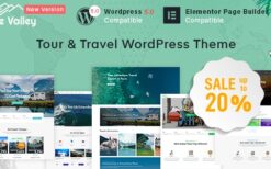 Valley (v2.7.11) Tour & Travel Agency WordPress Theme