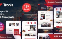 Tronis v1.1 Transport & Logistics HTML