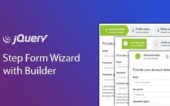 jQuery Step Wizard with Step Form Builder – Timon Step Form v2.5