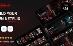 Streamit v5.2.1 Video Streaming VueJS, React JS, Laravel, HTML Admin Template + RTL