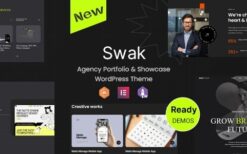 Swak v1.0.2 Agency Portfolio & Showcase WordPress Theme