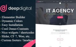 DeepDigital (v1.0.2) Web Design Agency WordPress Theme
