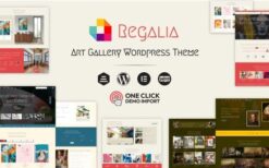 Regalia v1.0 Artist Portfolio, Art Gallery Theme