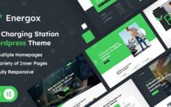 Energox v1.2 EV Charging Station WordPress Theme