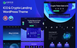 Cryco (v1.0) ICO & Crypto Landing WordPress Theme