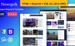 Newsprk (v5.6.0) React Blog Magazine Template