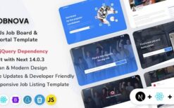 Jobnova v1.0.0 React Next.js Job Board, Job Portal and Job Listing Template