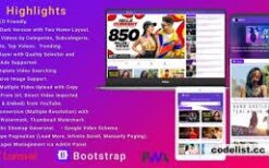 PHP Video Script Laravel v1.0