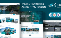 Tourm v1.0 Travel & Tour Booking Agency HTML Template