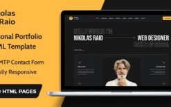 Nikolas Raio v1.0 Personal Portfolio Template