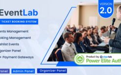 * EventLab v2.0 Event Ticket Booking System