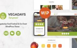 VegaDays v1.2.0 Vegetarian Food Festival & Eco Event WordPress Theme