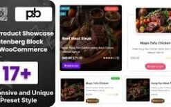 WooCommerce Product Showcase Gutenberg Block v1.6