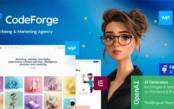 CodeForge v1.4.0 IT Company WordPress Theme