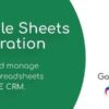 Google Sheets Integration for RISE CRM v1.0