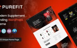 Purefit v1.0.1 Health Supplement WordPress Theme