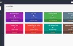 SSH VPN Panel v1.0 Materialize Template