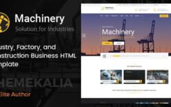 Machinery v1.0 Factory Business HTML Template