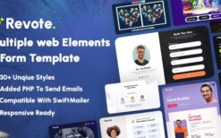 Revote (v1.0.0) Multiple Web Elements & Forms Templates