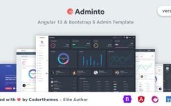 Adminto 2024-06-29 – Angular 13 Admin & Dashboard Template
