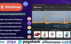 PixShop v1.0 E-Commerce Shopping Platform