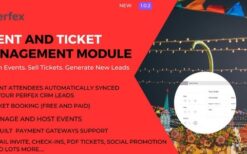 Event Management and Ticket Booking Module for Perfex v1.0.2