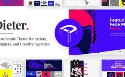 Dieter v1.8 Authentic Artist & Creative Design Agency Theme