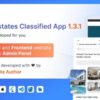 Classified For RealEstates v1.3.1.1 | Classified App with Frontend and Admin Panel