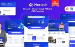 Hostech v1.0 Web Hosting & WHMCS HTML Template